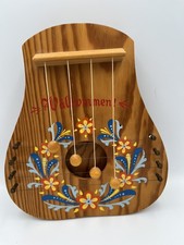 VINTAGE Swedish Wood Door Harp 