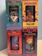 Vintage 1995 90s POCAHONTAS Disney Burger King Cups Set of 4 In Boxes NIB picture