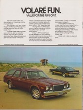 NOS 1979 PLYMOUTH VOLARE Sales Brochure Road Runner Sport Wagon 318 360 Mopar picture