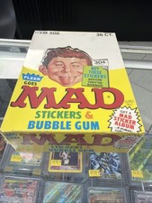 1983 Fleer Mad Magazine Stickers And Gun Unopened 36 Count Wax Pack Box picture