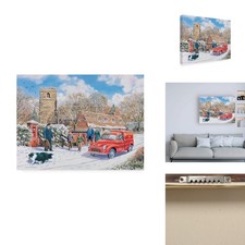 Trademark Fine Art ALI45993-C3547GG Christmas Post by Trevor Mitchell 35x47 picture