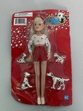 Vintage 101 Dalmatians Toy 101 Dalmatian Knockoff Doll Lucy & Her Dalmatians picture