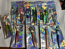 Bulk Lot of  51 Handmade Decorative Focal Bead Pens, Assorted Designs (unglued) picture