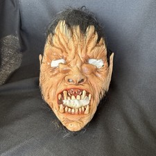 VTG 1983 Be Something Studios Halloween Mask Man Wolf American Werewolf USA Made picture