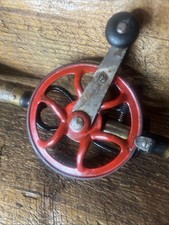 Antique Goodell Pratt Toolsmiths 2 Spd Hand Drill Greenfield MASS. Mar.31 1896 picture