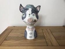 Beswick Rare Pottery Pig Money Box by Albert Hallam marked No 1760 Superb picture