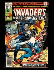 Invaders #31 vs Frankenstein   Fine+  1978 Marvel Comics picture