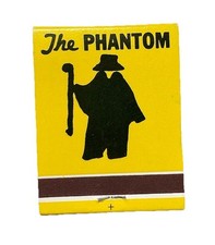 The Phantom Men's Clothes New York City Nassau St Full Front Strike Matchbook picture