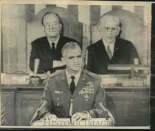 1967 Press Photo General William Westmoreland addresses Congress' joint session. picture