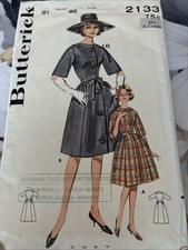 Vintage sewing pattern Bust 38 Size 18 Butterick Sewing pattern 2133 picture