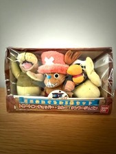 2002 BANDAI ONE PIECE Tony Chopper Plush set - RARE, Great Condition picture