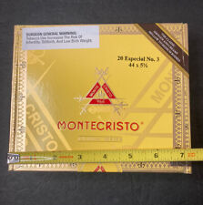 Wooden Cigar Box Monte Cristo Classic Series Empty picture