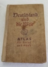 Rare Deutlchland und die Welt Atlas fur Beruf und Haus (1934) Pre-Owned picture