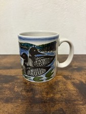 Vintage Otagiri Japan Loon Mug Textured Raised Design - USED picture