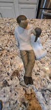 Vintage 2000 Willow Tree Father And Daughter Special Bond Family Figurine picture