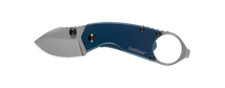 Kershaw Antic Navy Blue Stainless Handle 8CR13MoV Framelock Folding Knife 8710 picture