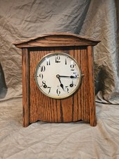 Antique Gilbert Mission Mantel Clock circa 1913 Original Movement Restored picture