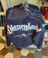 Disneyland Christmas Zip Up Hoodie/Jacket: Dark Blue (NWT): Choose your size picture