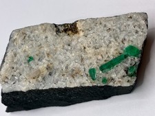 34g Natural Colombian Emerald Matrix Specimen Muzo Raw Crystals Fine Gem picture