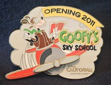 Disney DLR DCA Goofy's Sky School Opening 2011 Pin Propeller Moves picture