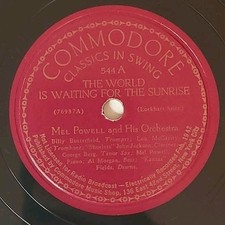 Commodore 544 World Is Waiting For The Sunrise - Mel Powell 78rpm Jazz Record picture