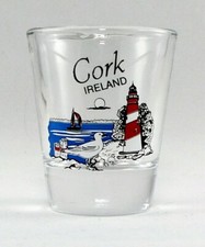 CORK IRELAND LIGHTHOUSE SHOT GLASS SHOTGLASS picture