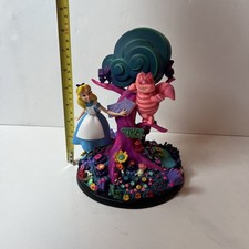 Disney Alice in Wonderland Glow in Dark Alice and Cheshire Figurine picture