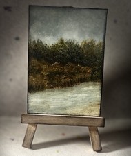 ACEO Original Landscape painting By Artist TTT-RusticGlowStudio picture