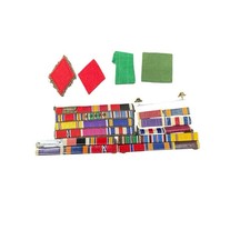 WW2 Korean War Combined Ribbon Bars picture