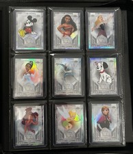 2023 Topps Chrome Disney Silver Refractor Full Complete Base Set #1-100 picture