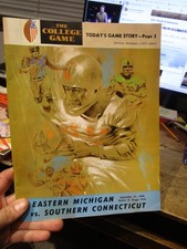 1968 Eastern Michigan University vs Southern Connecticut FOOTBALL GAME Ypsilanti picture