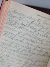 1905 Brockton MA Woman Diary Grover Shoe Factory Explosion Account Handwritten picture