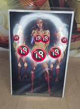 *Metal 1/1* AN's PlayHouse Zombie Carnival Wonder Woman Full N Naughty Mirror picture