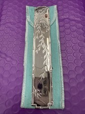 ❤️ Tiffany & Co. Sterling Silver & 18k Rose Gold Bamboo Ladybug Bookmark picture
