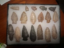 Full Frame Western Kentucky Arrowheads Garunteed Authentic Bifurcate/Copena/ect picture