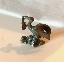 PEWTER STORK WITH BABY BUNDLE, 1  1/2 X 2