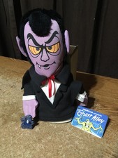 VINTAGE 1989 APPLAUSE GHOST ALLEY HAND PUPPET COUNT DRACULA VAMPIRE HALLOWEEN 10 picture