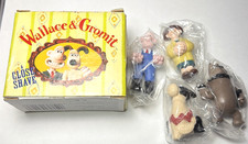 Vintage 1989 Wallace Gromit 4 mini Figures in box The Wrong Trousers set B NEW picture