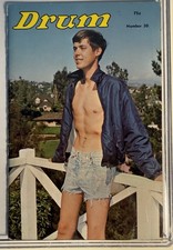 DRUM #30 DEC. 1968 VINTAGE PHYSIQUE PHOTOGRAPHY & ART MAGAZINE GAY INTEREST picture