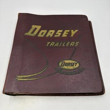 1950s Dorsey Trailers Salesman Photo Album Binder 91 Truck Fleet Prints picture
