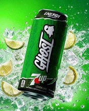 Ghost Energy Drink 7UP Lemon Lime Flavored Limited Edition Flavor picture