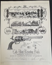 Book Clipping Photo Colt Repeating Pistols Print Ad 1854 Americana picture