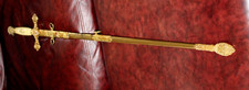 Antiques J.M. Litchfield & Son Masonic Sword w/Etched Blade - 37