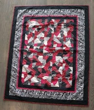 Handmade Special Styled Music Themed Coverlet picture