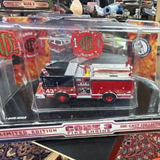 Code 3 Fire Engine Die-Cast Collectible Model 1:64 Scale Limited Edition 1998 picture
