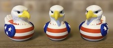 American Bald Eagle Duck -USA Flag picture
