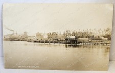 RPPC Bandon Oregon Moore Lumber Mill ACME Planing Mill Building Visible Antique picture