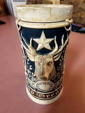 Vintage German Pottery Beer Stein 7 1/2