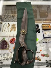 Vintage 15” R Heinisch Inventor Newark NJ USA Steel Brass Shears Scissors picture