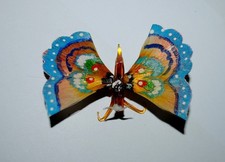 antique German christmas ornament/decoration butterfly, spun glass 04 picture